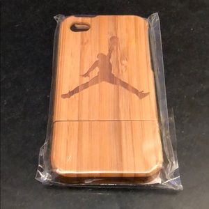 Jordan bamboo iPhone case